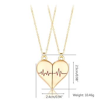 ペンダント２つ シルバー ペア ネックレス SPD1843CB-1844CB｜THE KISS（ザ